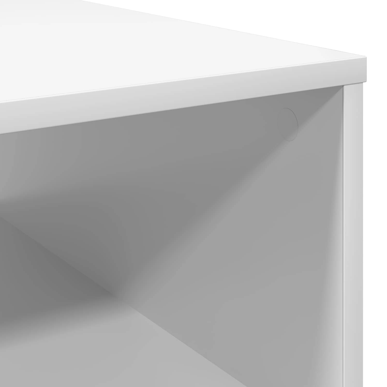 vidaXL Stolik kawowy Biały 95 x 55 x 31 cm Materiał drewnopochodny