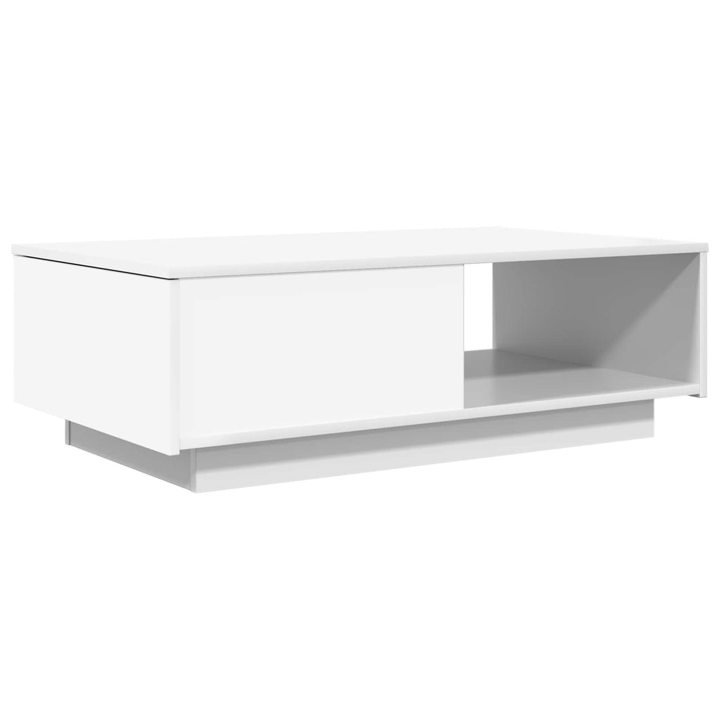 vidaXL Stolik kawowy Biały 95 x 55 x 31 cm Materiał drewnopochodny