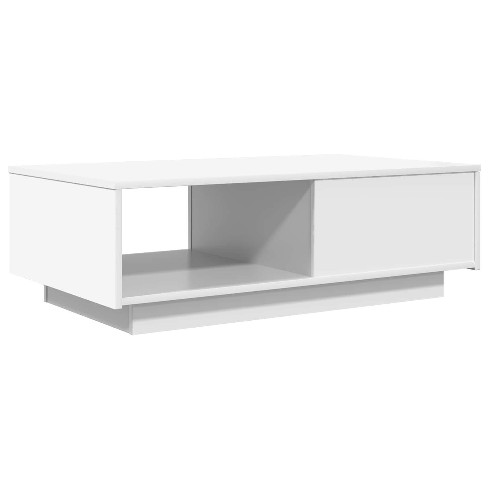 vidaXL Stolik kawowy Biały 95 x 55 x 31 cm Materiał drewnopochodny
