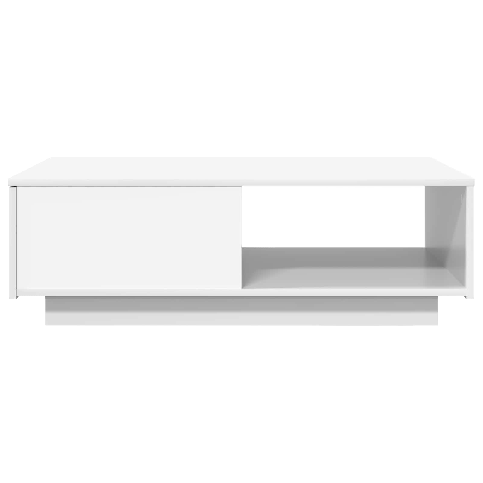 vidaXL Stolik kawowy Biały 95 x 55 x 31 cm Materiał drewnopochodny