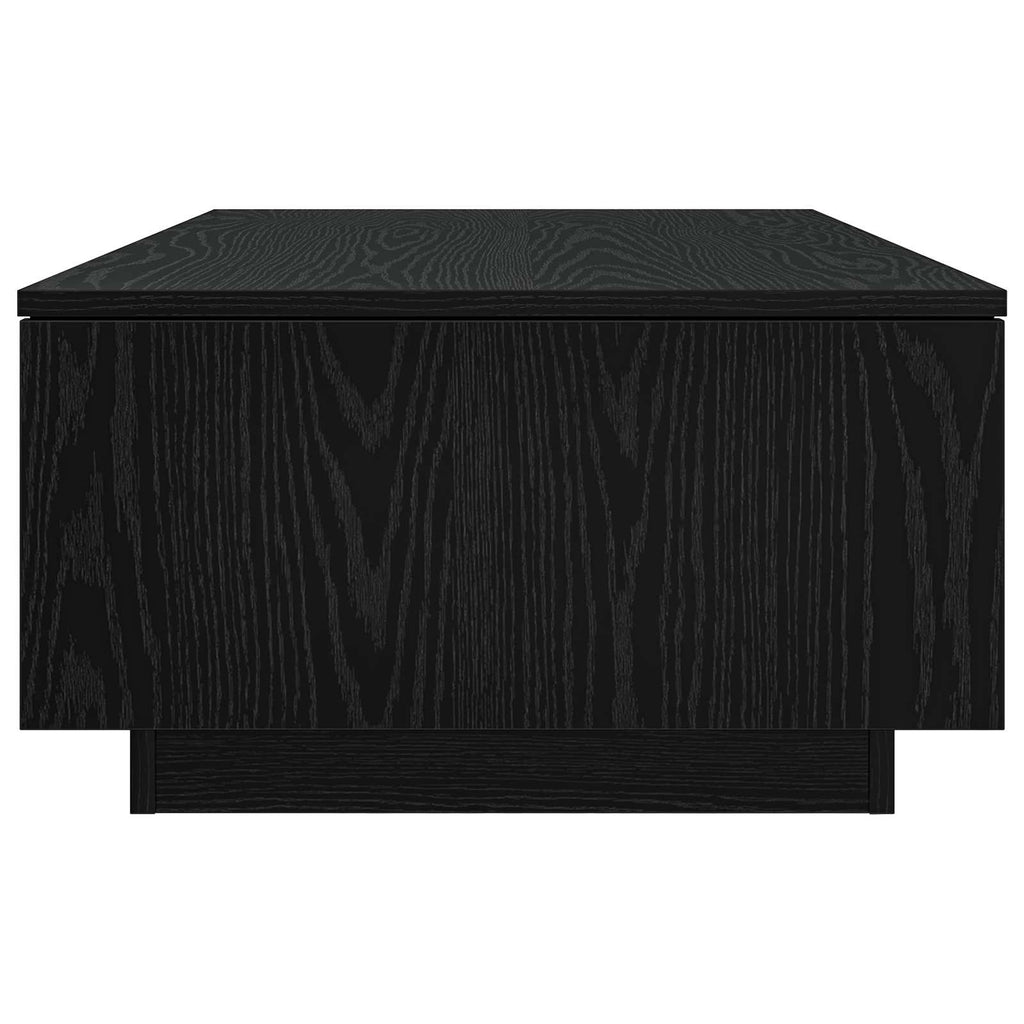 vidaXL Stolik kawowy z szufladą Czarny Dąb 95 x 55 x 31 cm