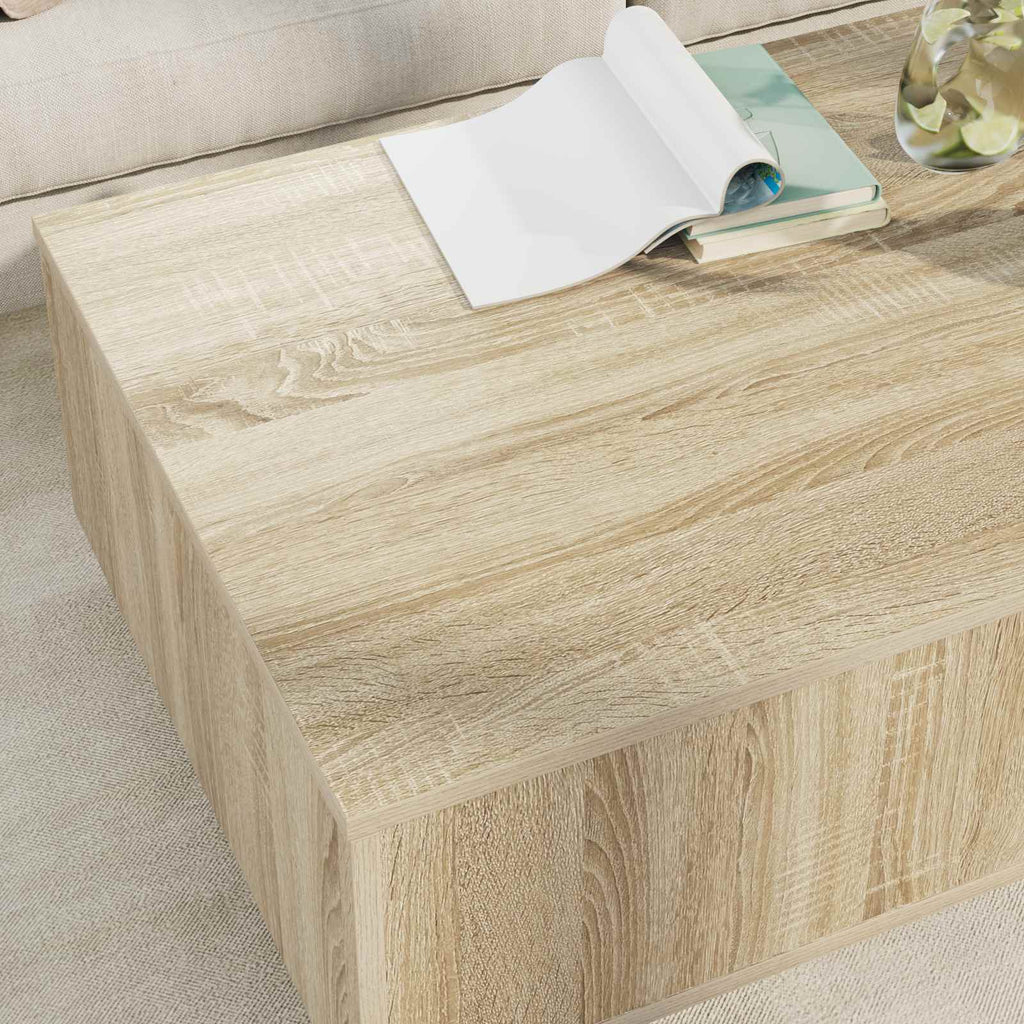 vidaXL Stolik kawowy z szufladą Dąb Sonoma 95 x 55 x 31 cm