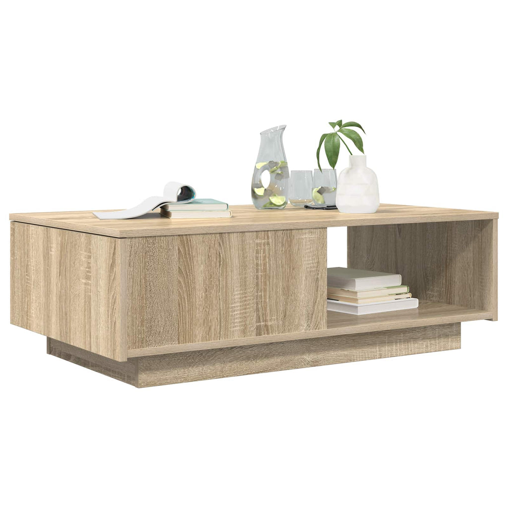 vidaXL Stolik kawowy z szufladą Dąb Sonoma 95 x 55 x 31 cm