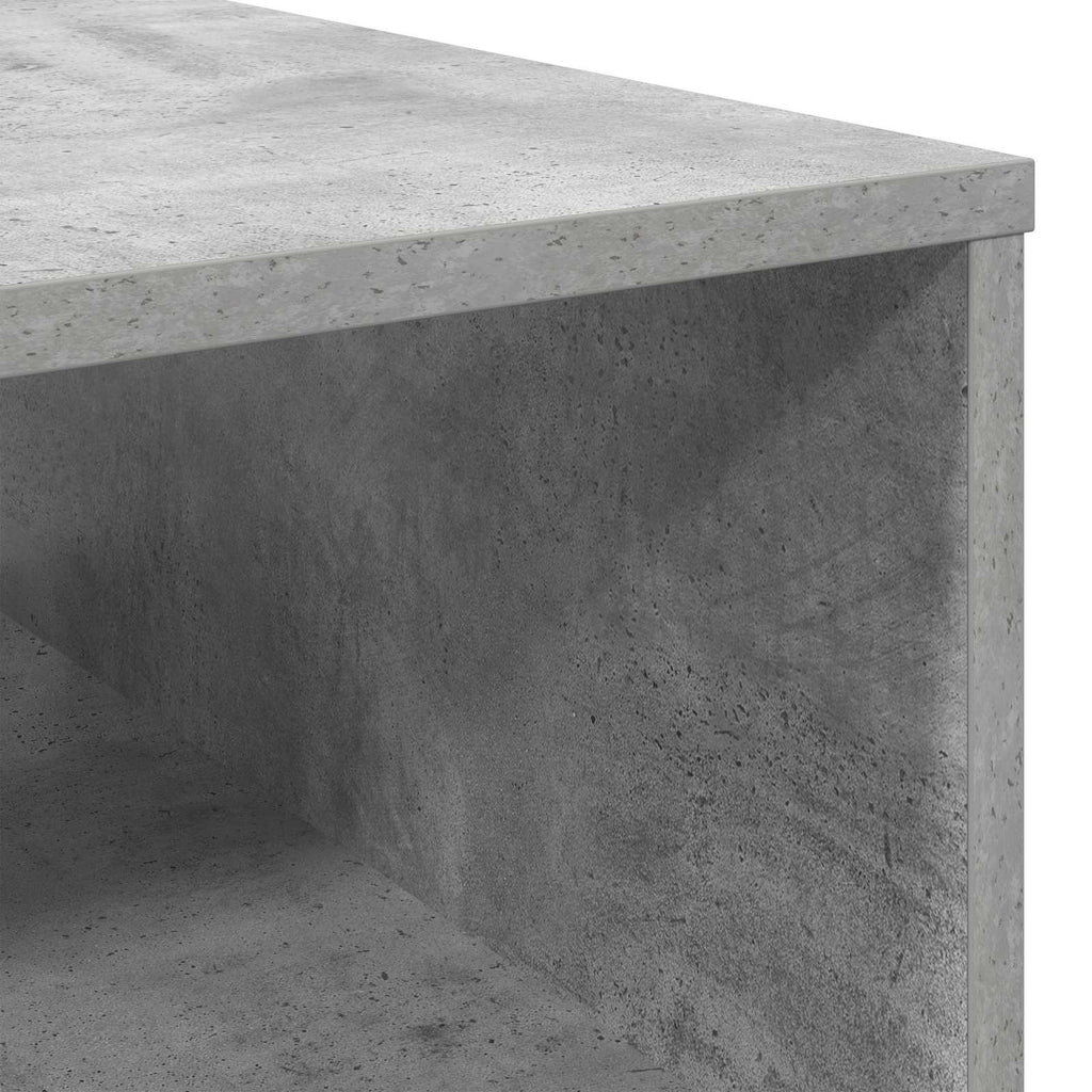 vidaXL Stolik kawowy z szufladą Betonowy szary 95 x 55 x 31 cm
