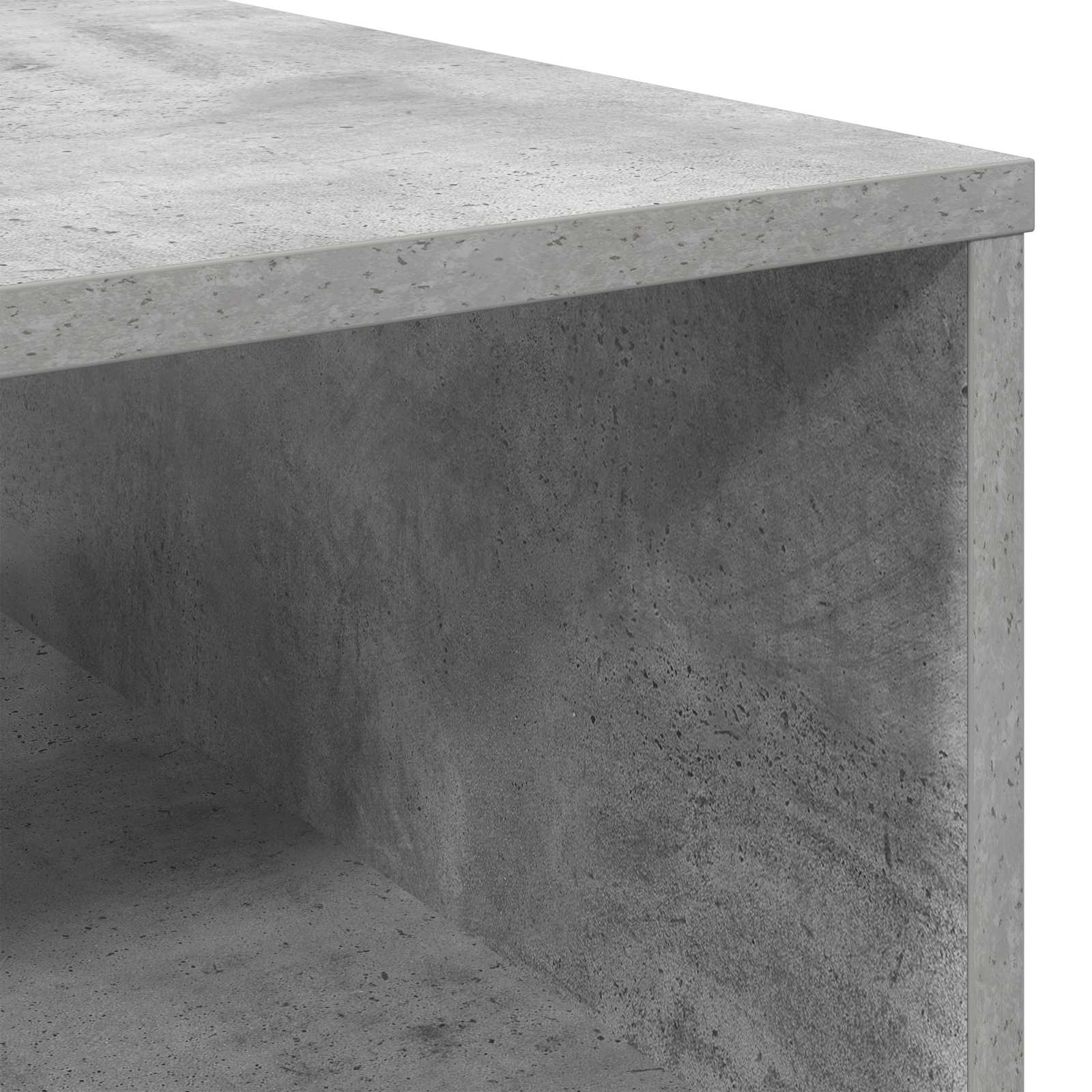 vidaXL Stolik kawowy z szufladą Betonowy szary 95 x 55 x 31 cm