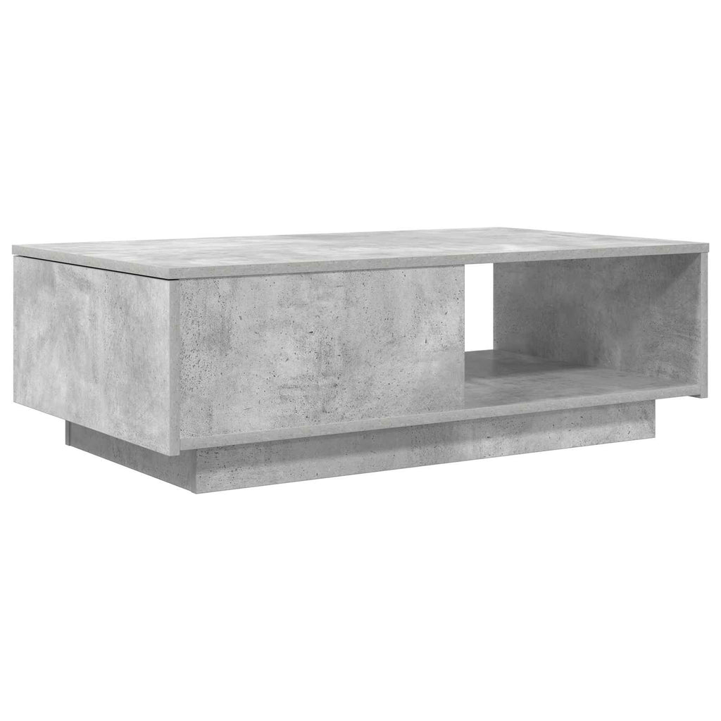 vidaXL Stolik kawowy z szufladą Betonowy szary 95 x 55 x 31 cm