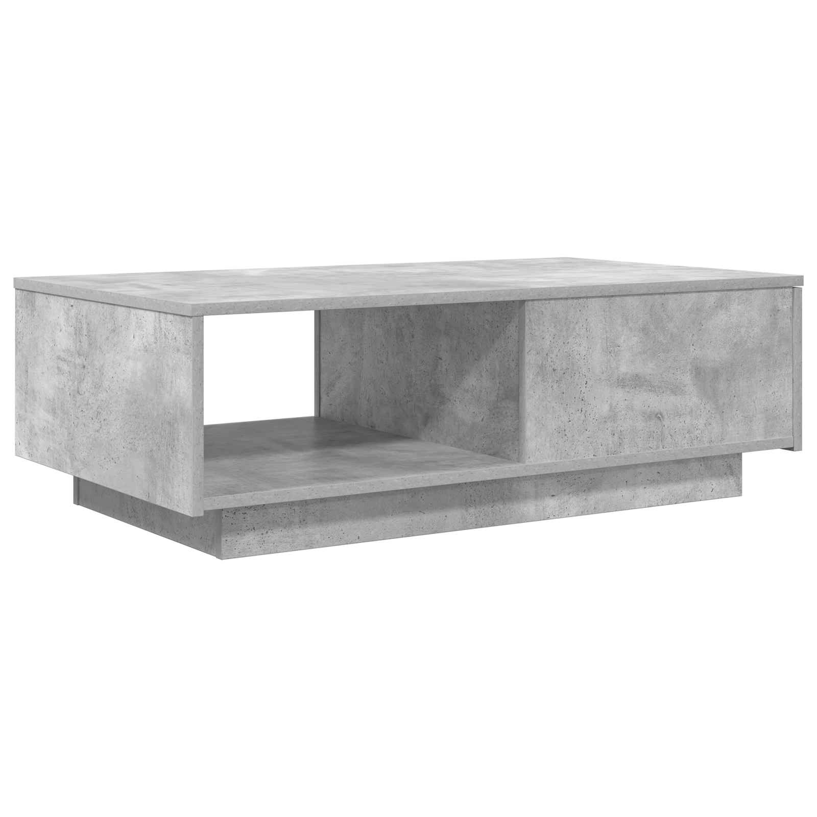 vidaXL Stolik kawowy z szufladą Betonowy szary 95 x 55 x 31 cm