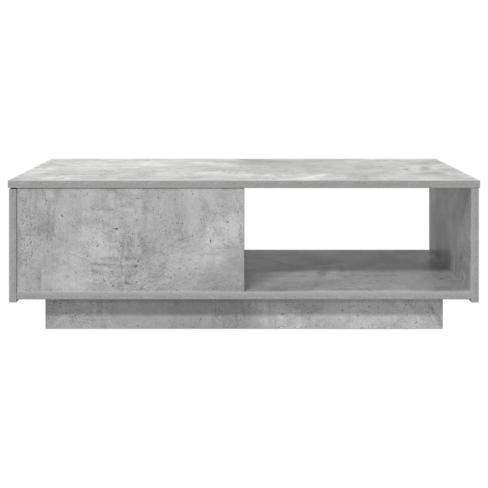 vidaXL Stolik kawowy z szufladą Betonowy szary 95 x 55 x 31 cm