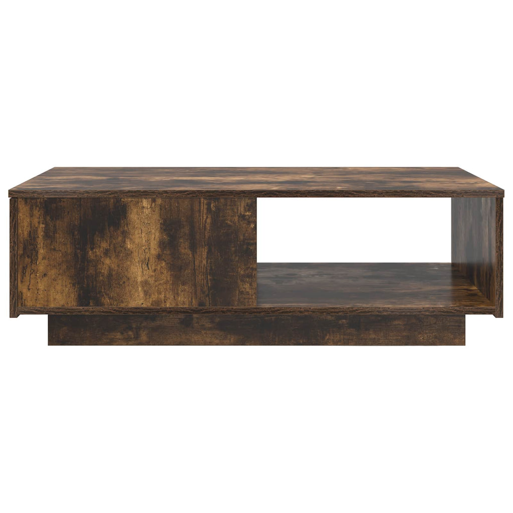 vidaXL Stolik kawowy z szufladą Dąb wędzony 95 x 55 x 31 cm
