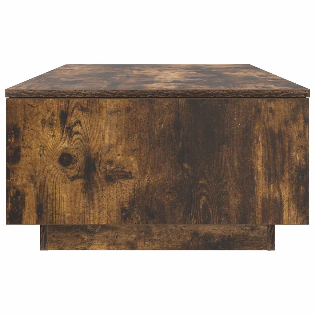 vidaXL Stolik kawowy z szufladą Dąb wędzony 95 x 55 x 31 cm