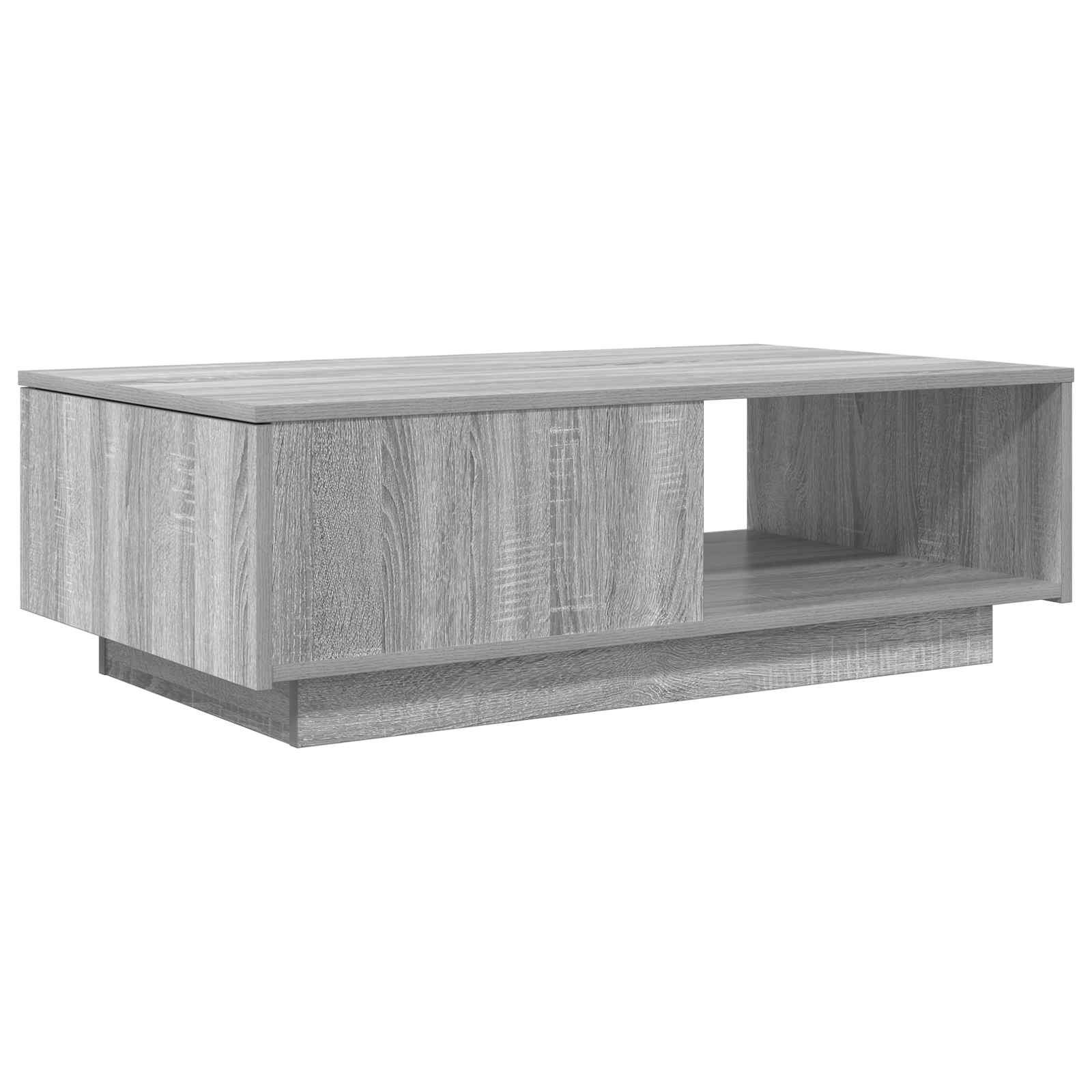 vidaXL Stolik kawowy z szufladą Szary Sonoma 95 x 55 x 31 cm