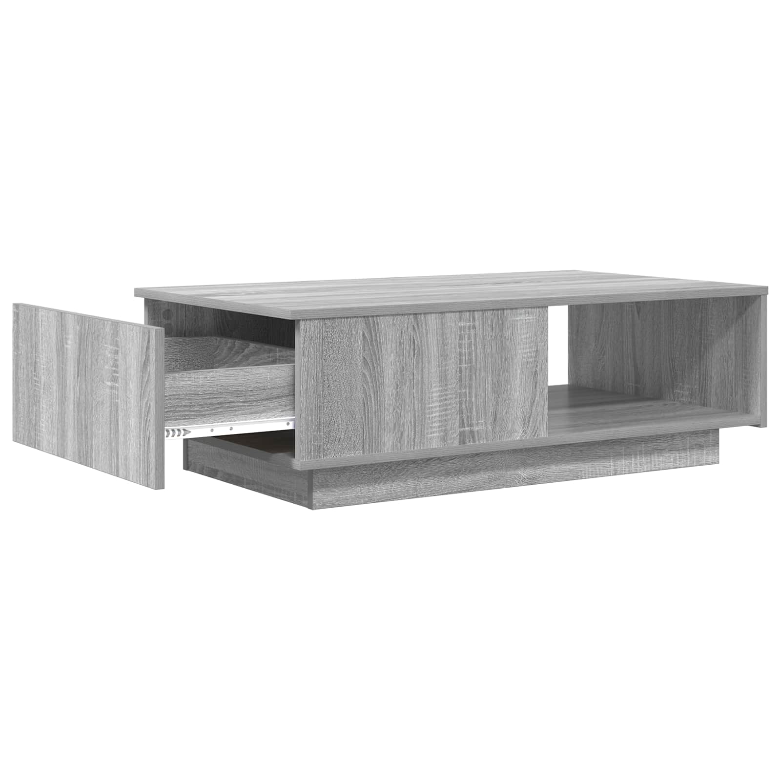 vidaXL Stolik kawowy z szufladą Szary Sonoma 95 x 55 x 31 cm
