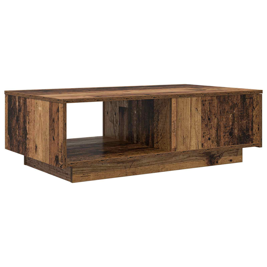 vidaXL Stolik kawowy z szufladą Stare drewno 95 x 55 x 31 cm