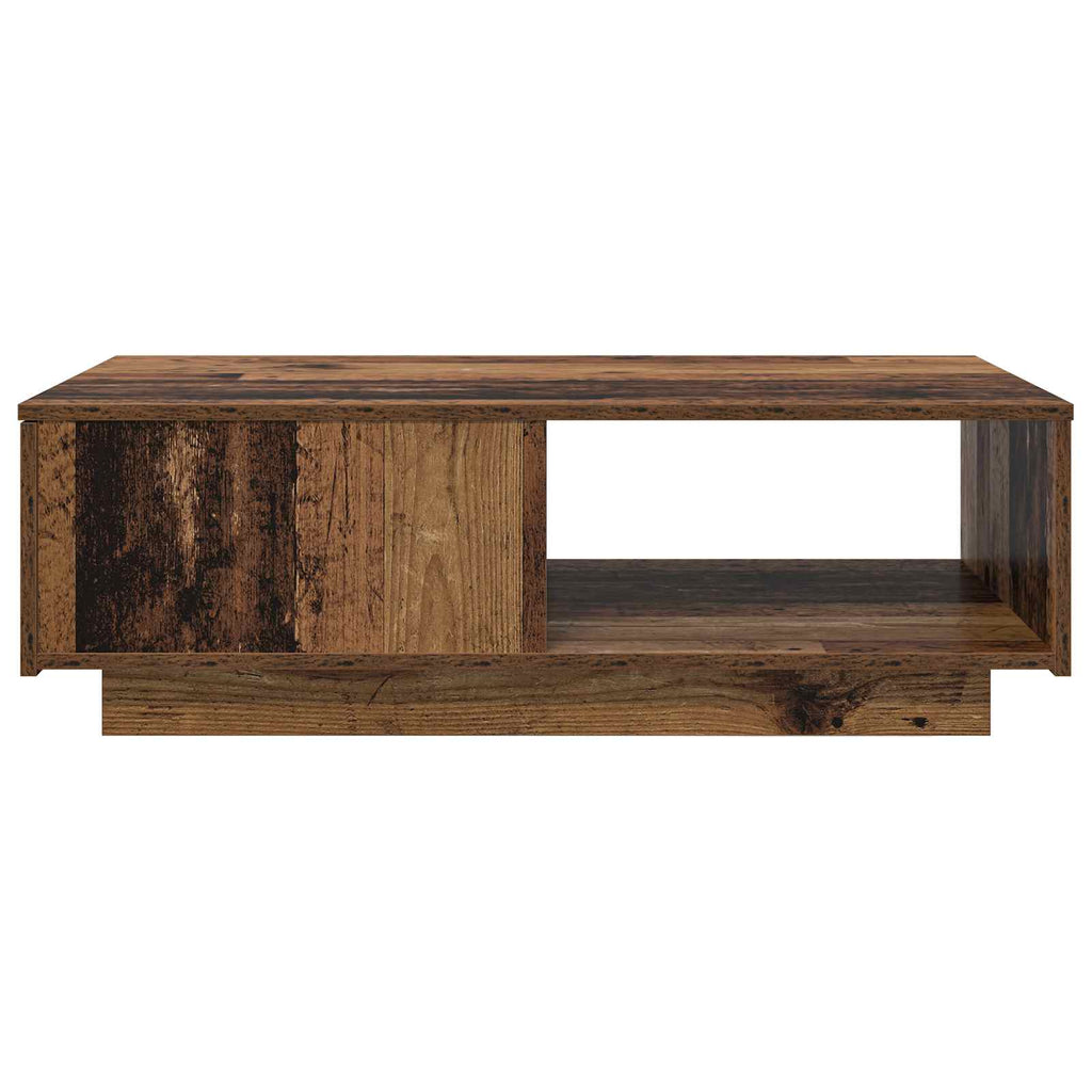 vidaXL Stolik kawowy z szufladą Stare drewno 95 x 55 x 31 cm