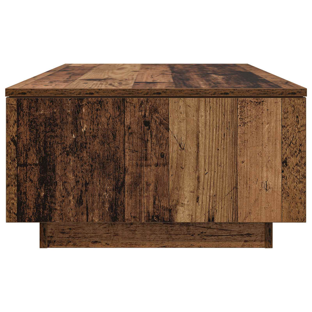 vidaXL Stolik kawowy z szufladą Stare drewno 95 x 55 x 31 cm