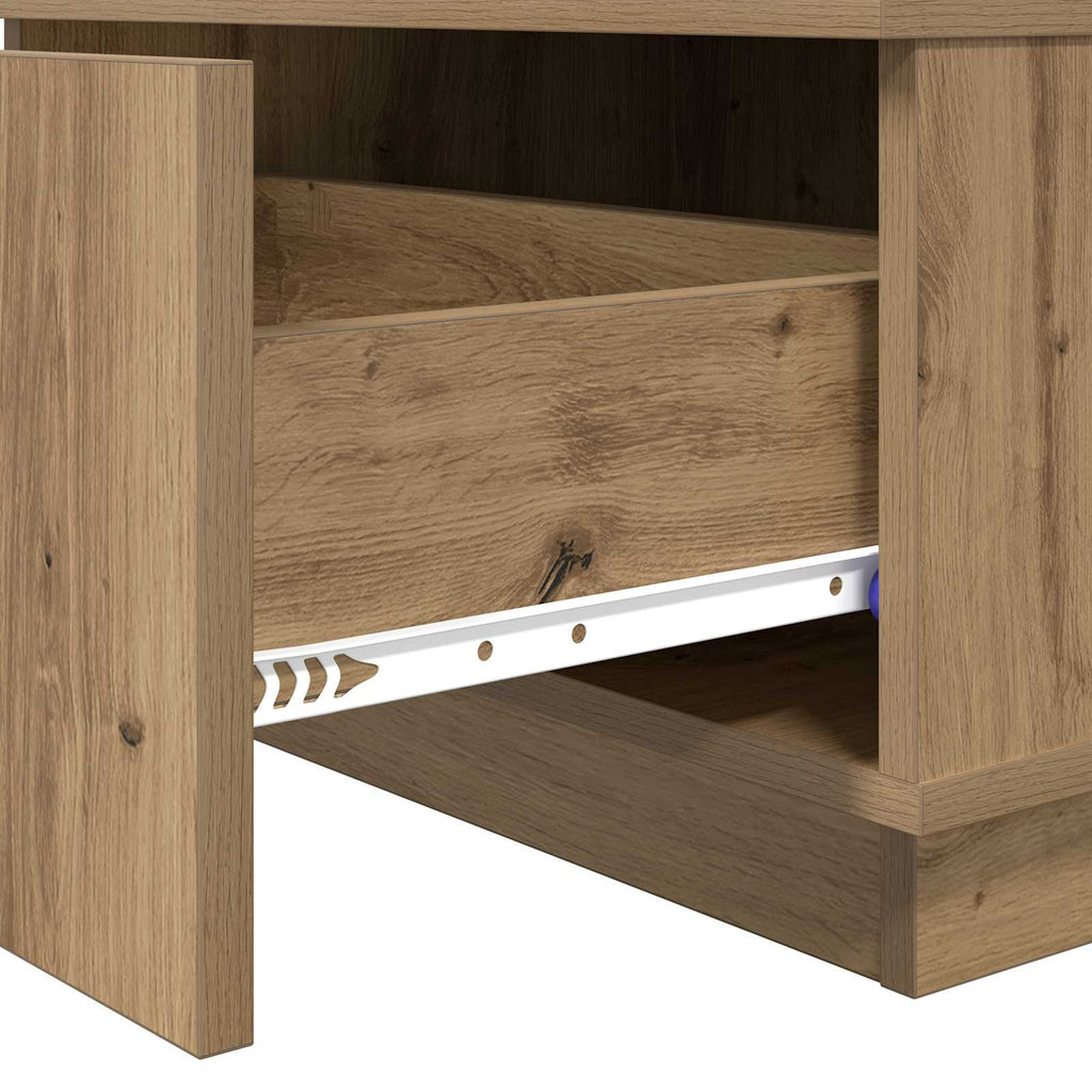 vidaXL Stolik kawowy Dąb rzemieślniczy 95 x 55 x 31 cm