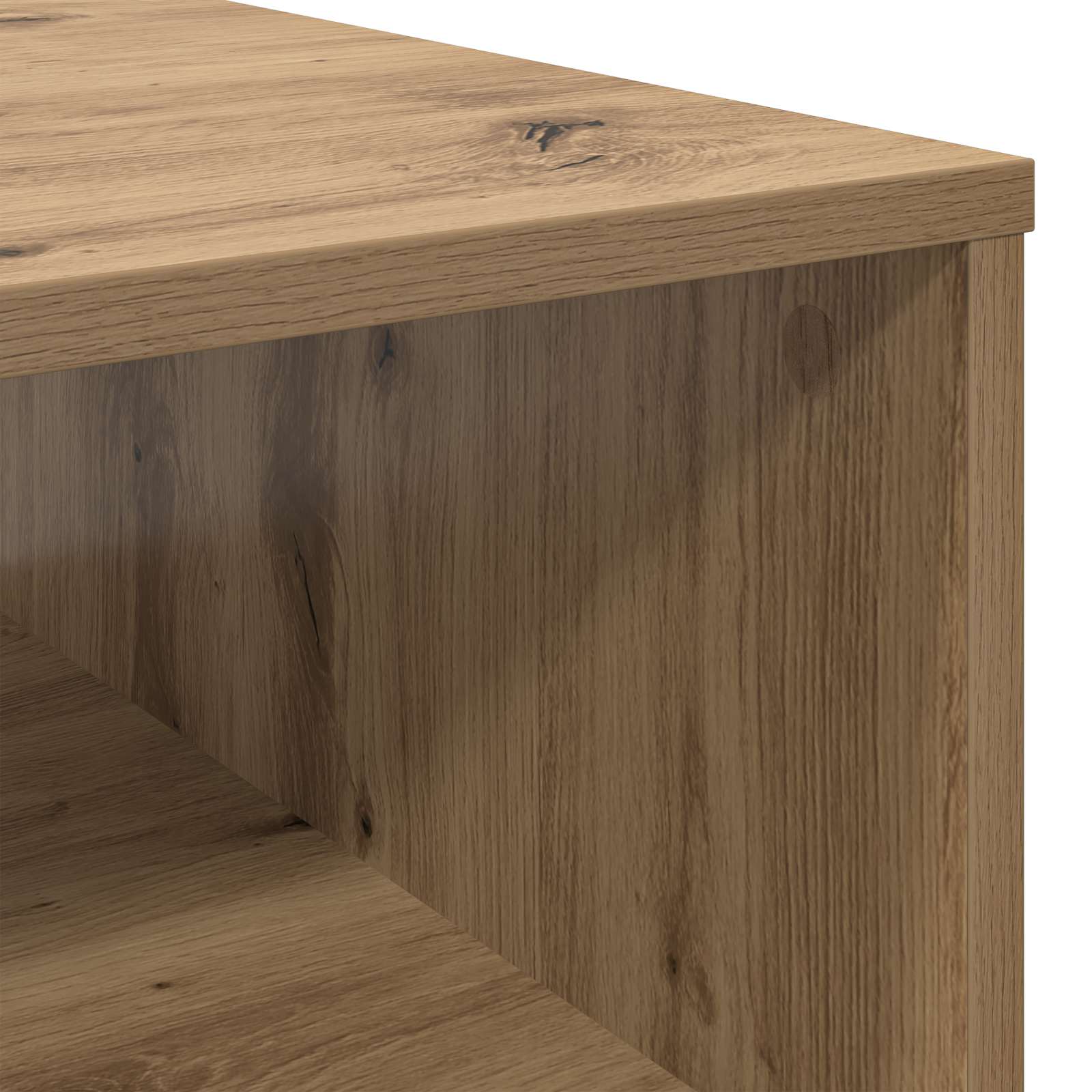 vidaXL Stolik kawowy Dąb rzemieślniczy 95 x 55 x 31 cm
