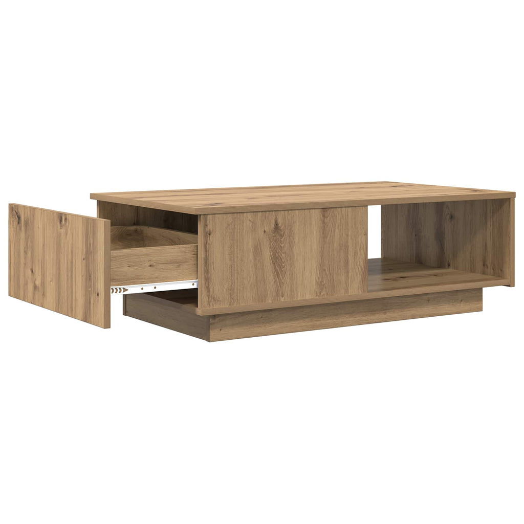 vidaXL Stolik kawowy Dąb rzemieślniczy 95 x 55 x 31 cm