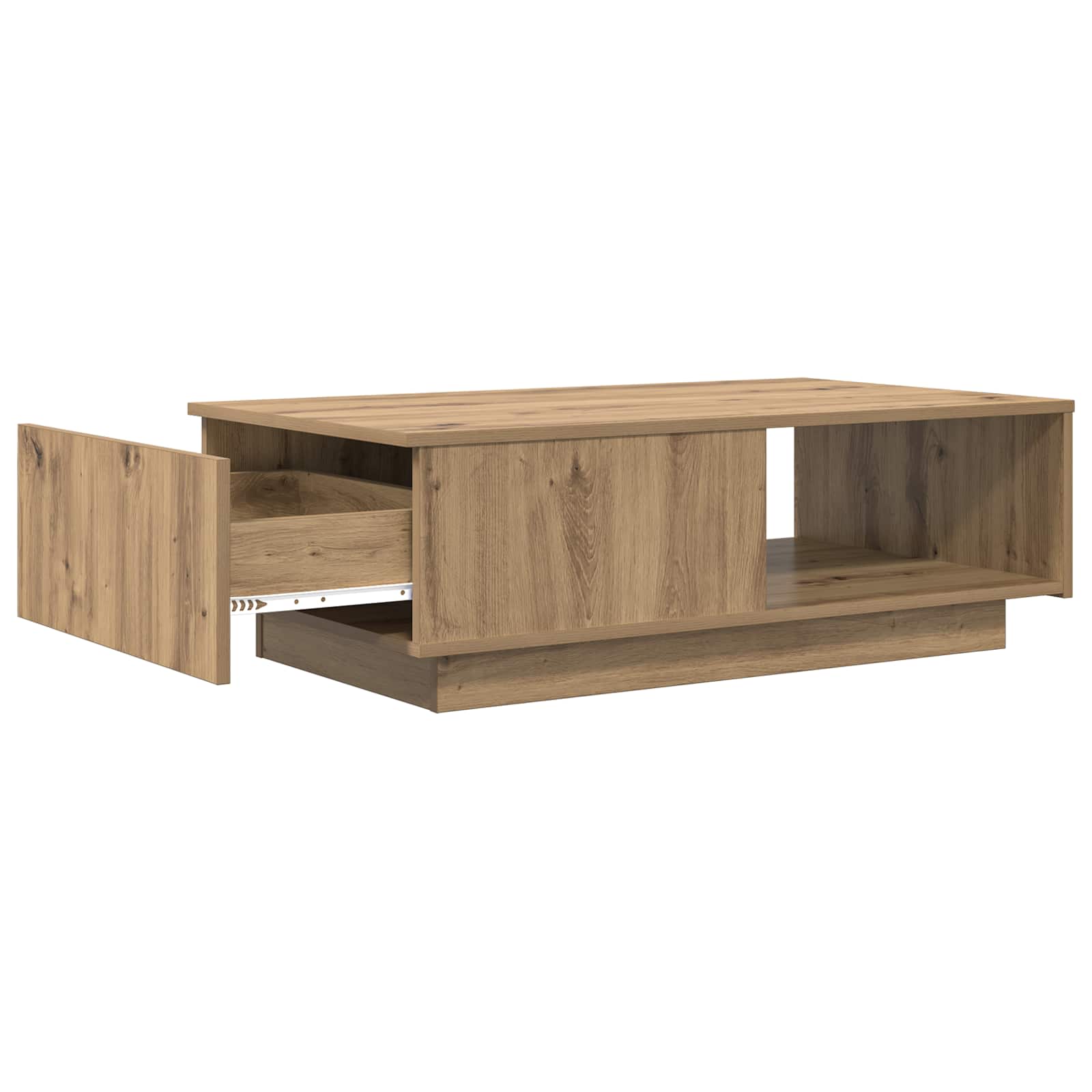 vidaXL Stolik kawowy Dąb rzemieślniczy 95 x 55 x 31 cm