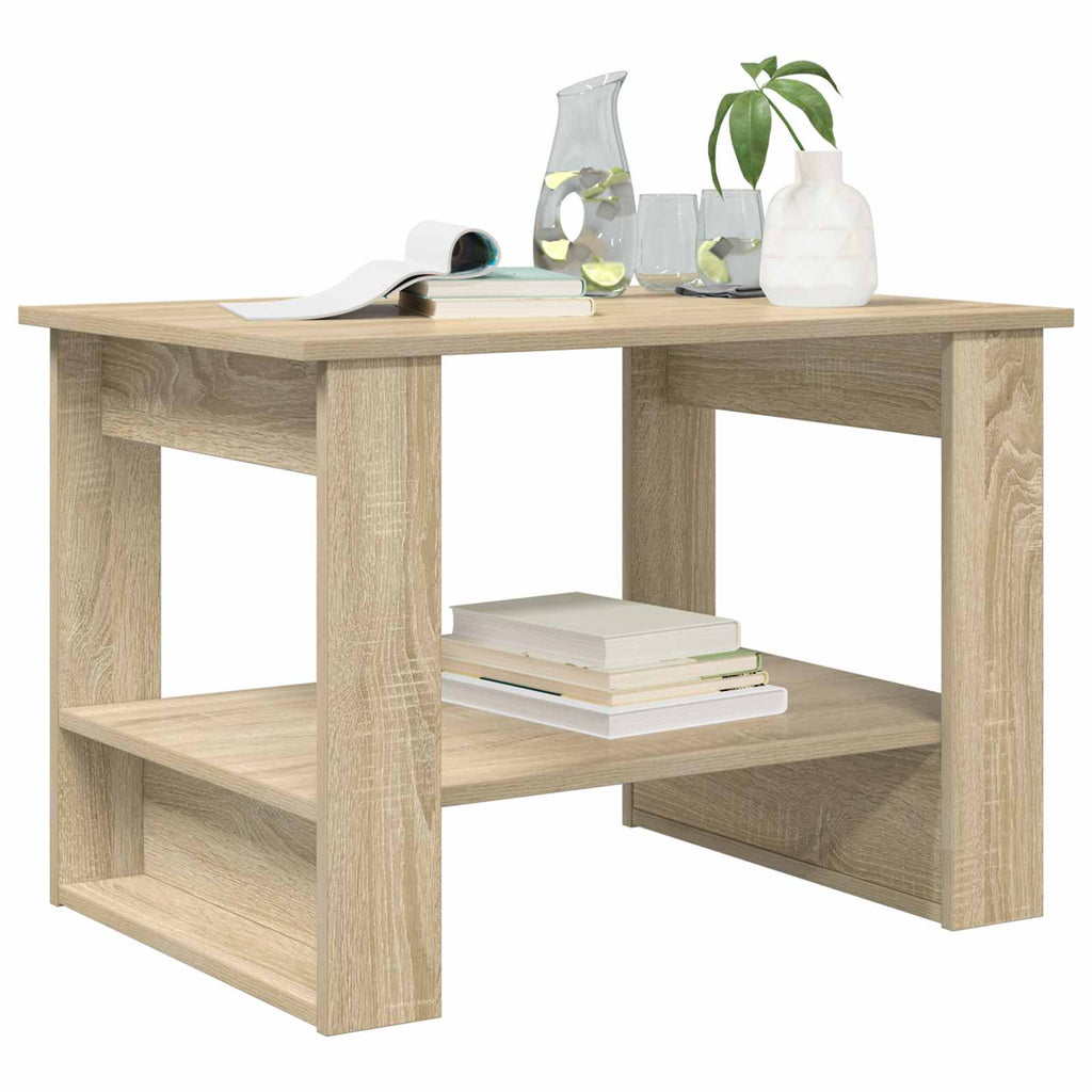vidaXL Stolik kawowy Dąb Sonoma 72 x 50 x 50 cm
