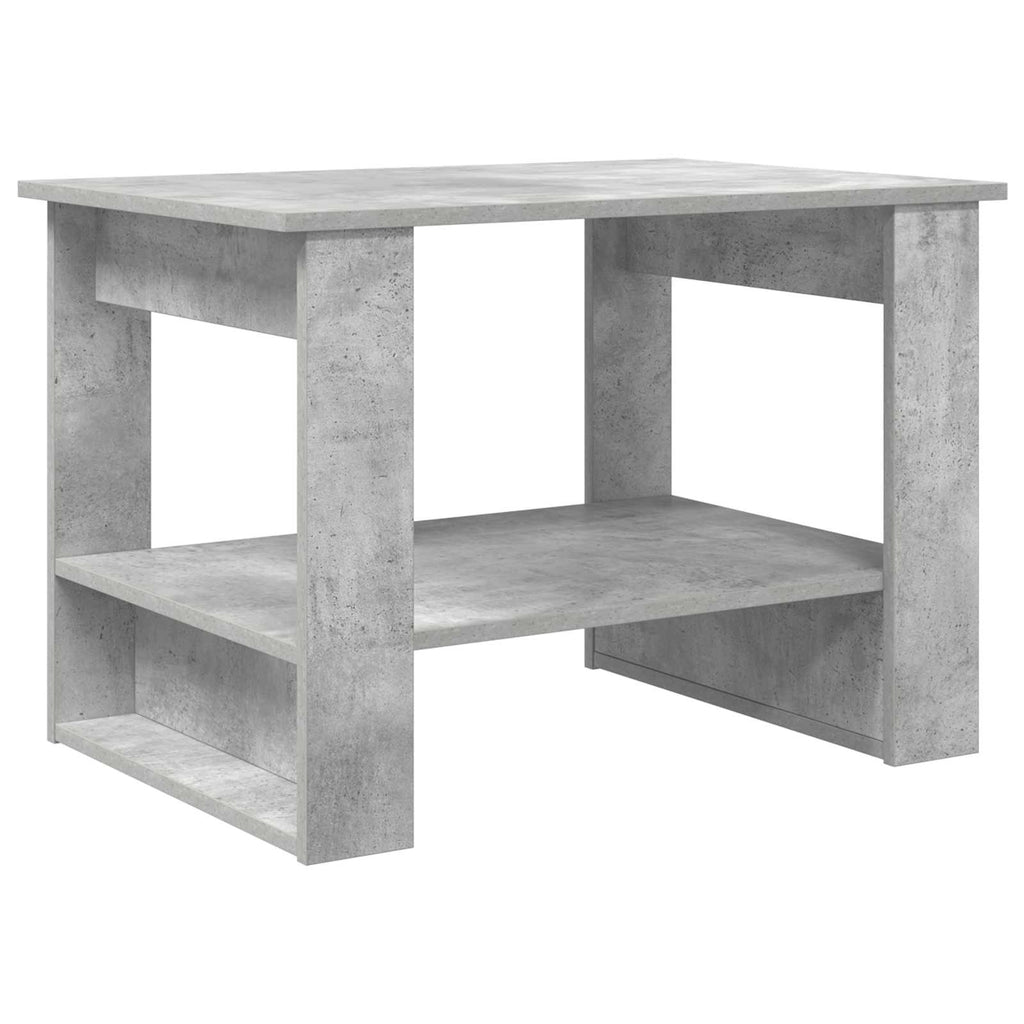 vidaXL Stolik kawowy Betonowy szary 72 x 50 x 50 cm