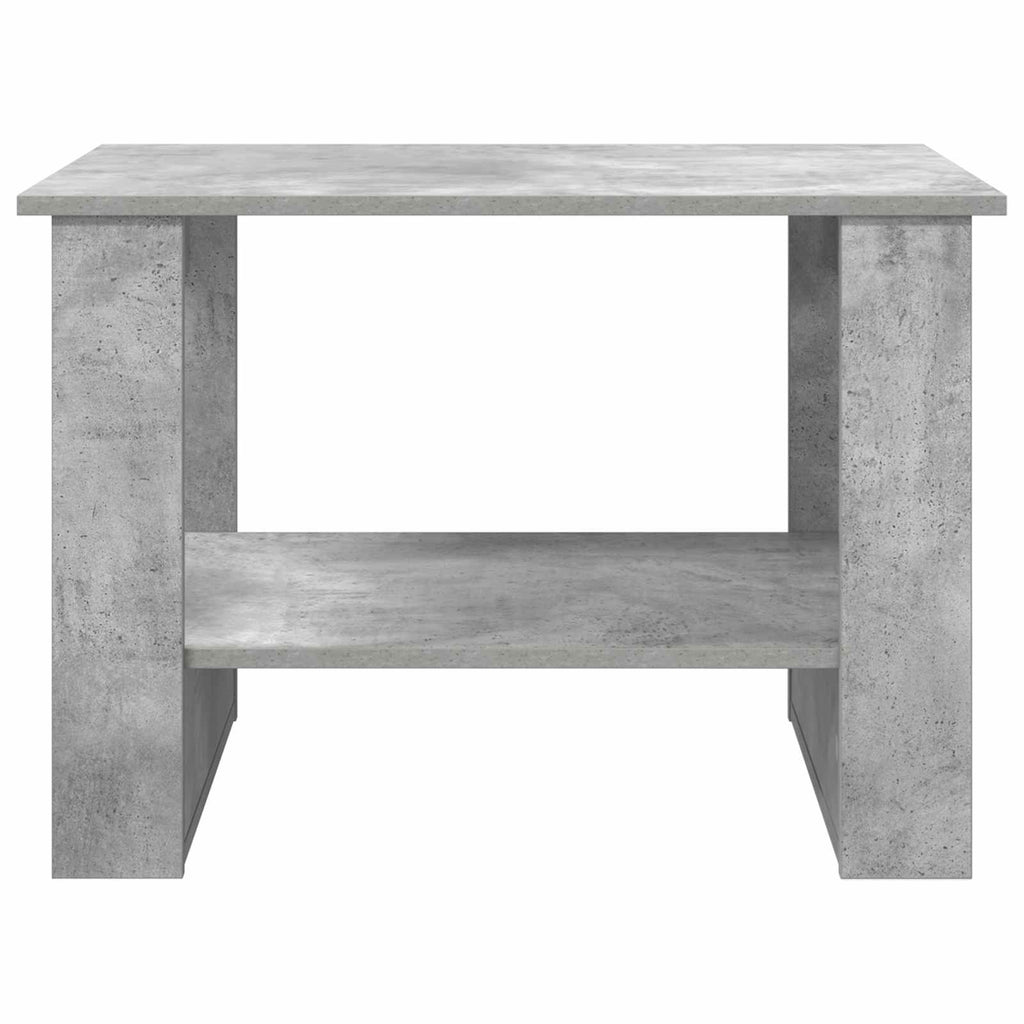 vidaXL Stolik kawowy Betonowy szary 72 x 50 x 50 cm