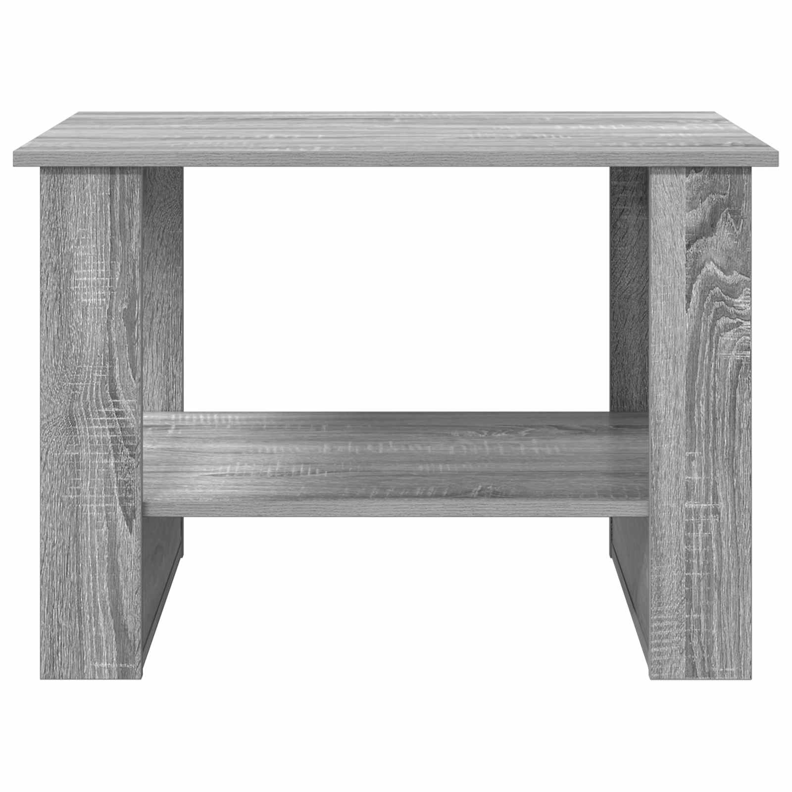 vidaXL Stolik kawowy Szary Sonoma 72 x 50 x 50 cm