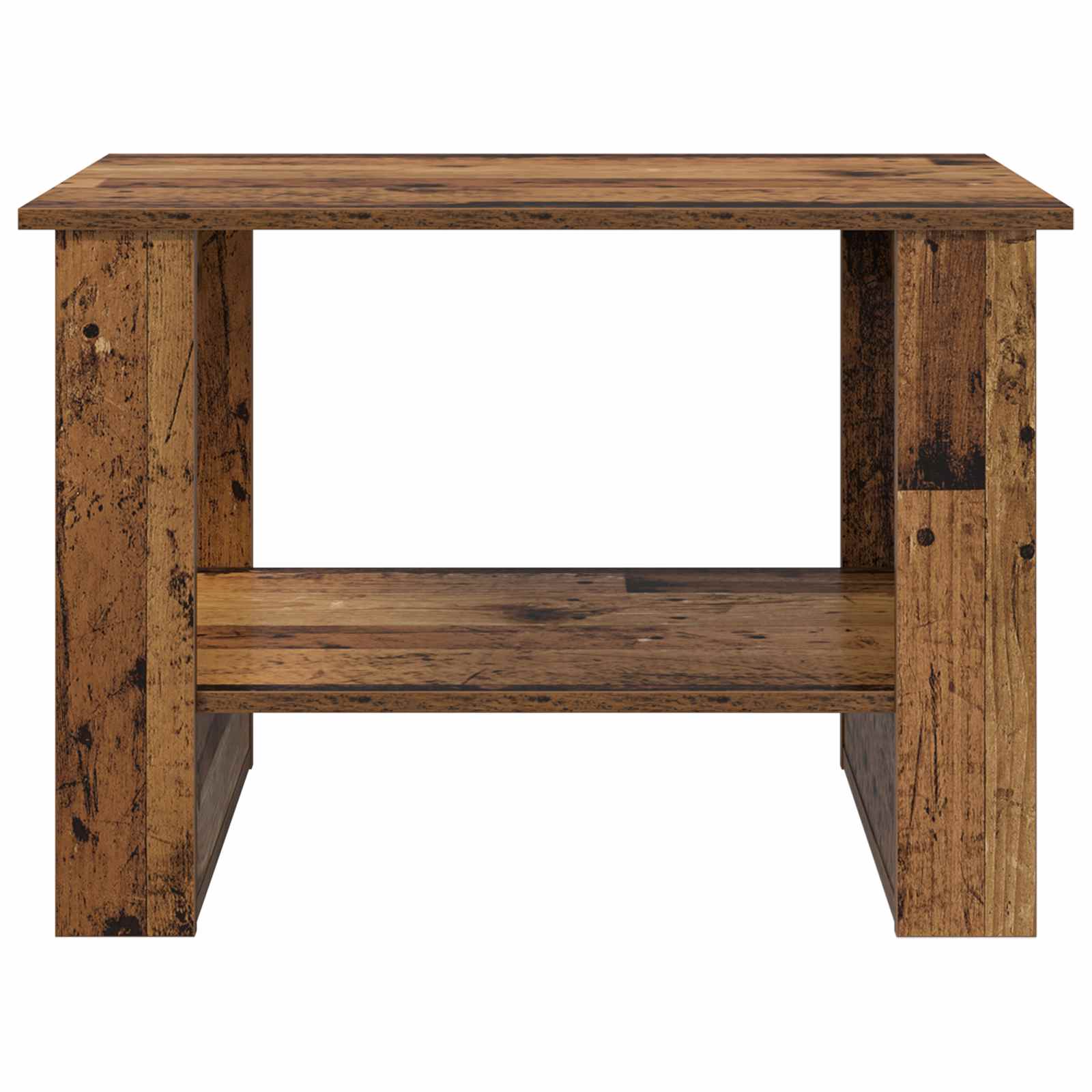 vidaXL Stolik kawowy Stare drewno 72 x 50 x 50 cm