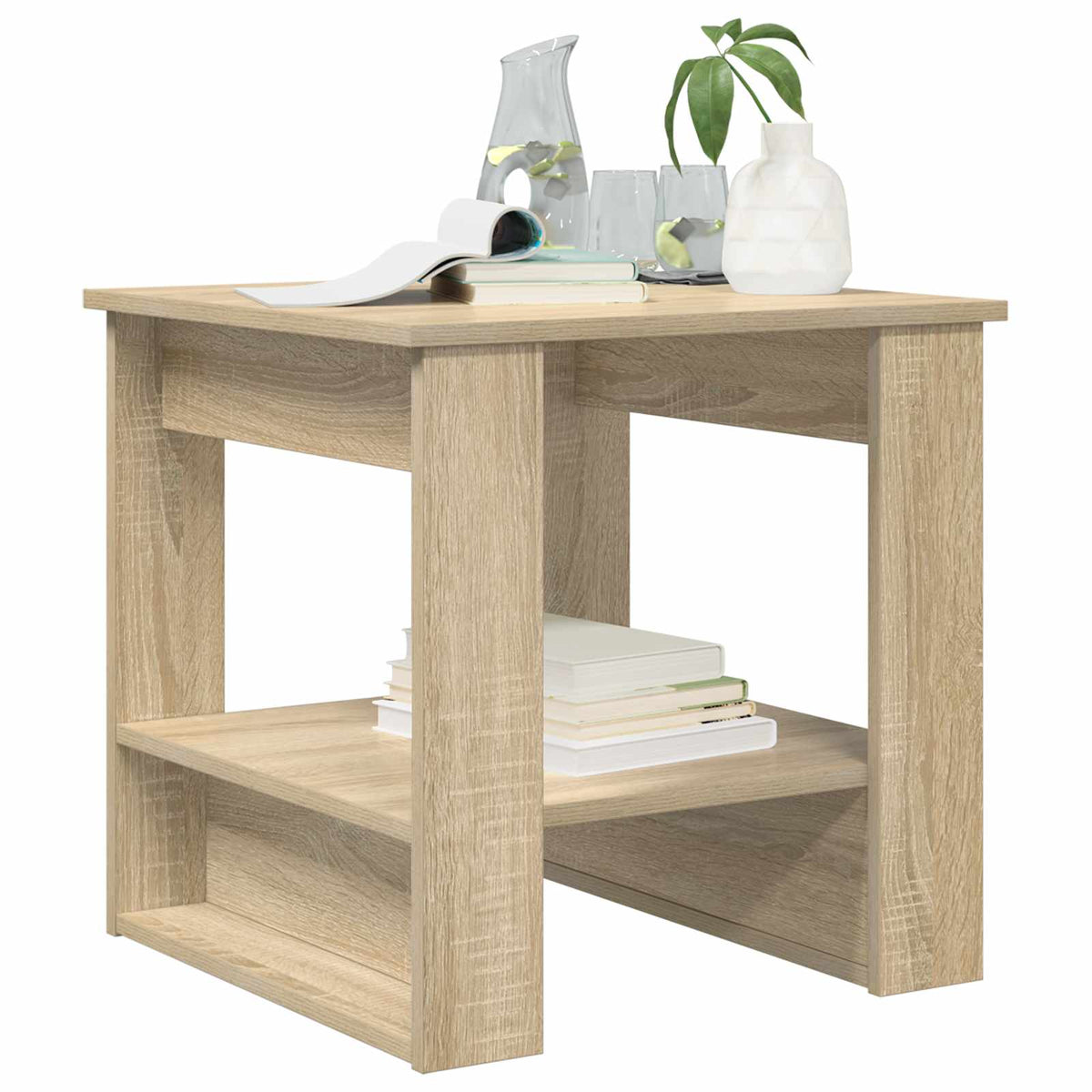 vidaXL Stolik kawowy Dąb Sonoma 51 x 50 x 50 cm Drewno inżynieryjne