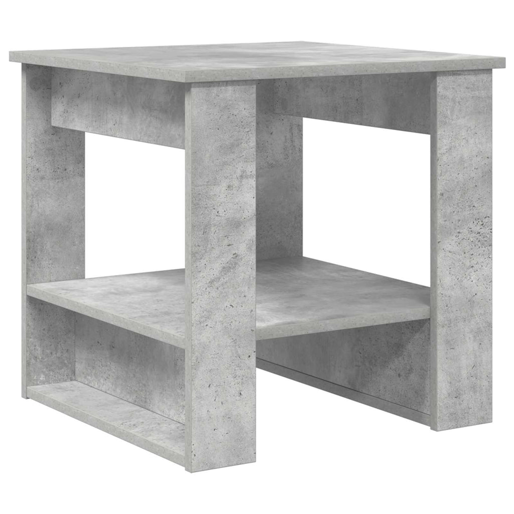 vidaXL Stolik kawowy Betonowy szary 51 x 50 x 50 cm