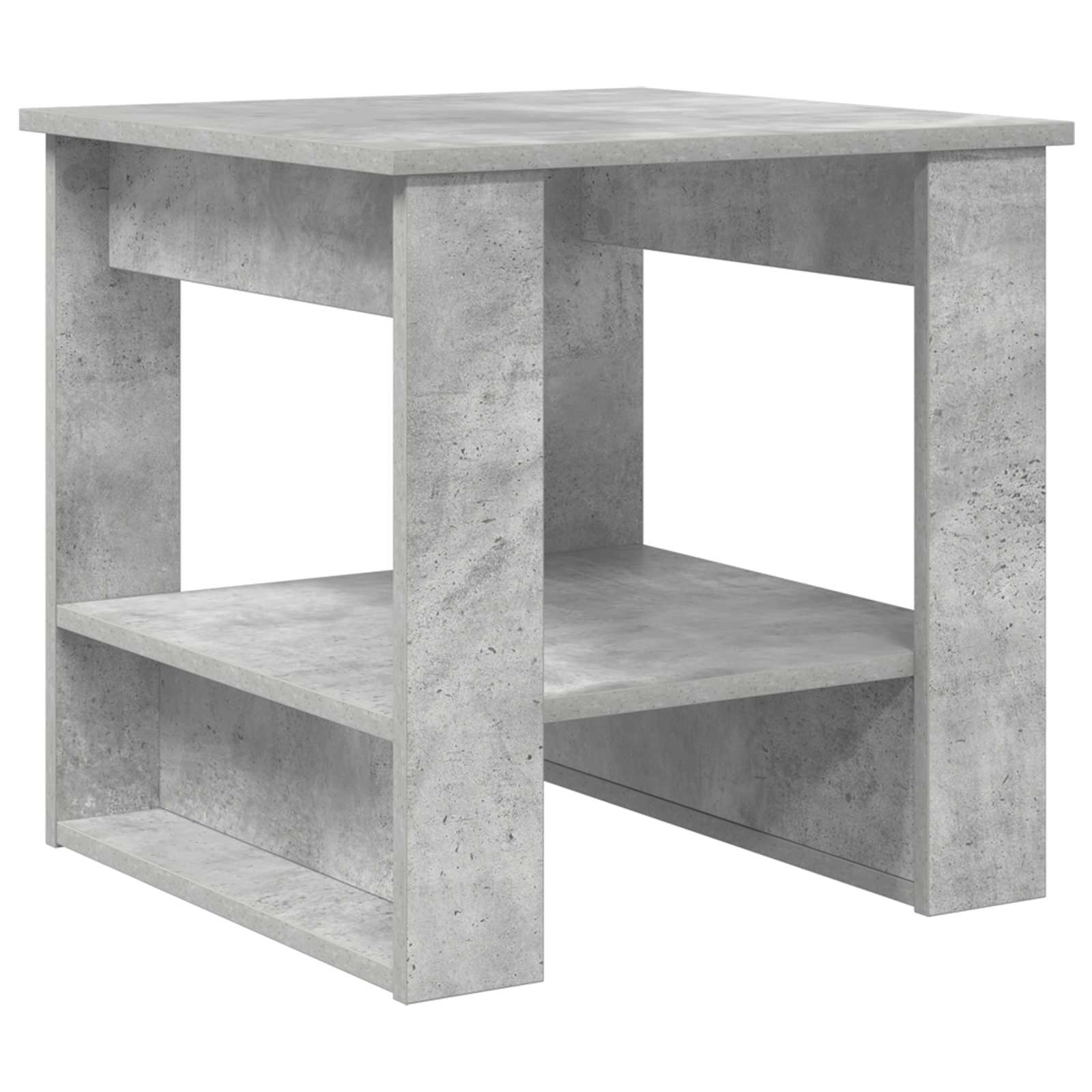 vidaXL Stolik kawowy Betonowy szary 51 x 50 x 50 cm