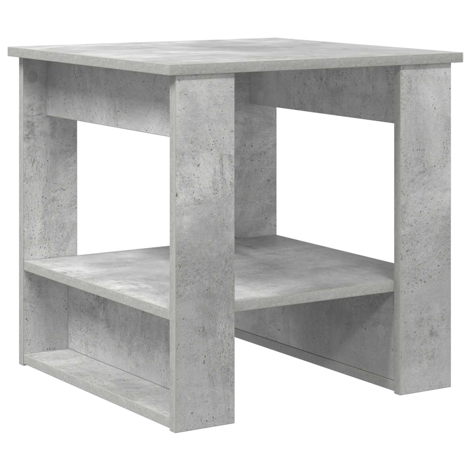 vidaXL Stolik kawowy Betonowy szary 51 x 50 x 50 cm