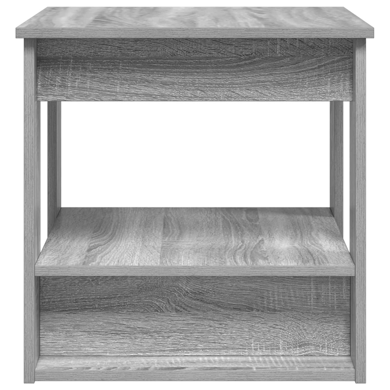 vidaXL Stolik kawowy Szary Sonoma 51 x 50 x 50 cm