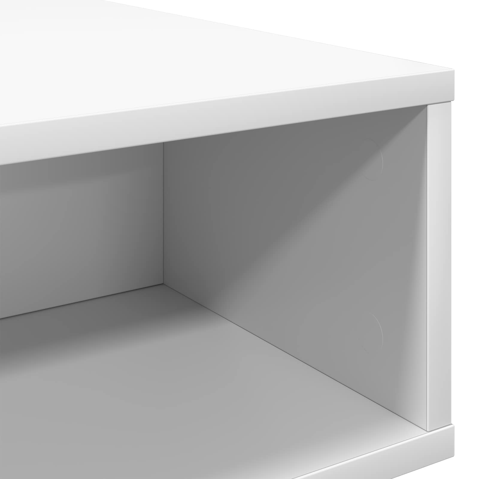 vidaXL Stolik kawowy Biały 105 x 50 x 32,5 cm Materiał drewnopochodny