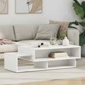 vidaXL Stolik kawowy Biały 105 x 50 x 32,5 cm Materiał drewnopochodny