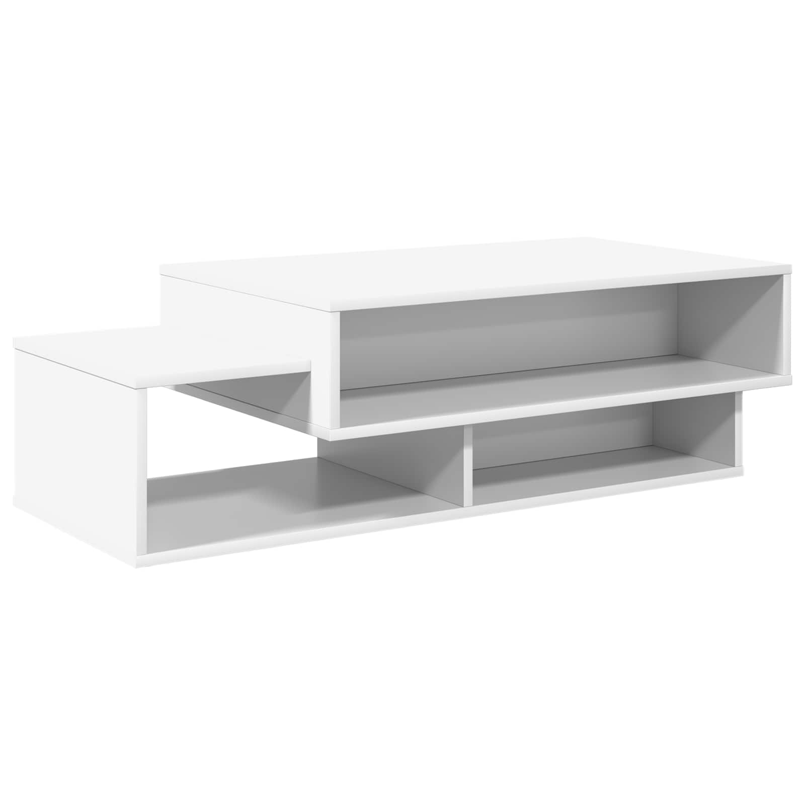 vidaXL Stolik kawowy Biały 105 x 50 x 32,5 cm Materiał drewnopochodny