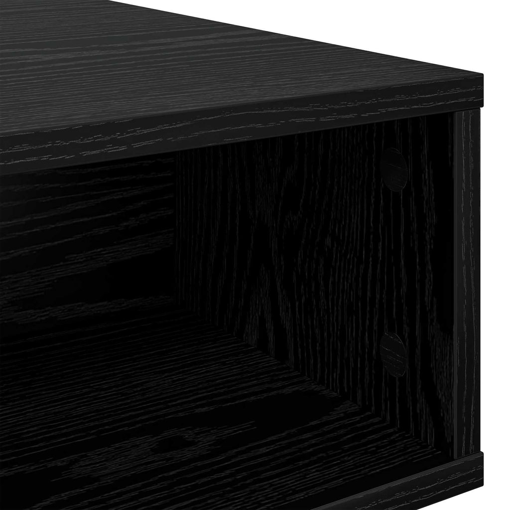 vidaXL Stolik kawowy Czarny Dąb 105 x 50 x 32,5 cm