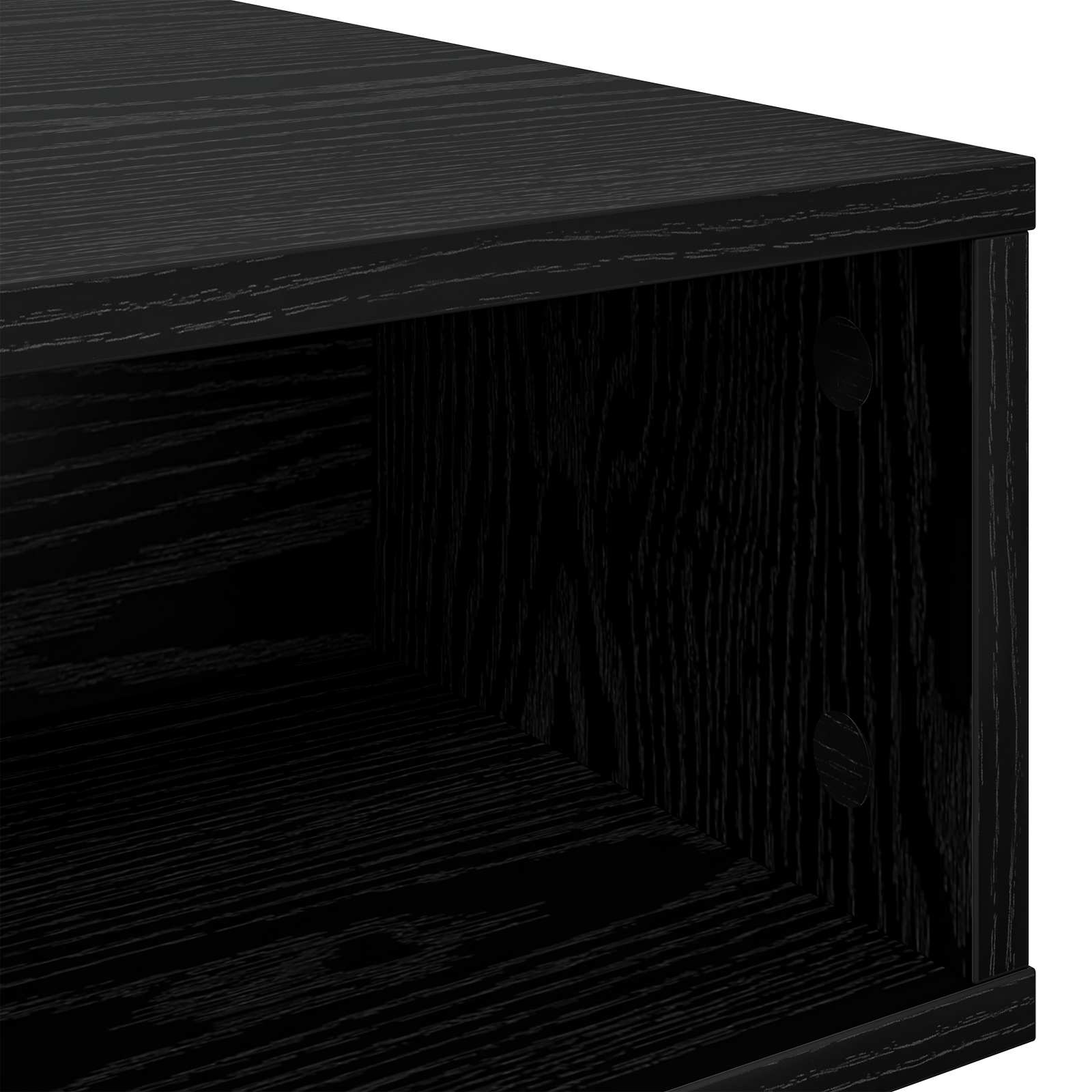 vidaXL Stolik kawowy Czarny Dąb 105 x 50 x 32,5 cm