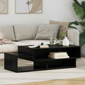 vidaXL Stolik kawowy Czarny Dąb 105 x 50 x 32,5 cm