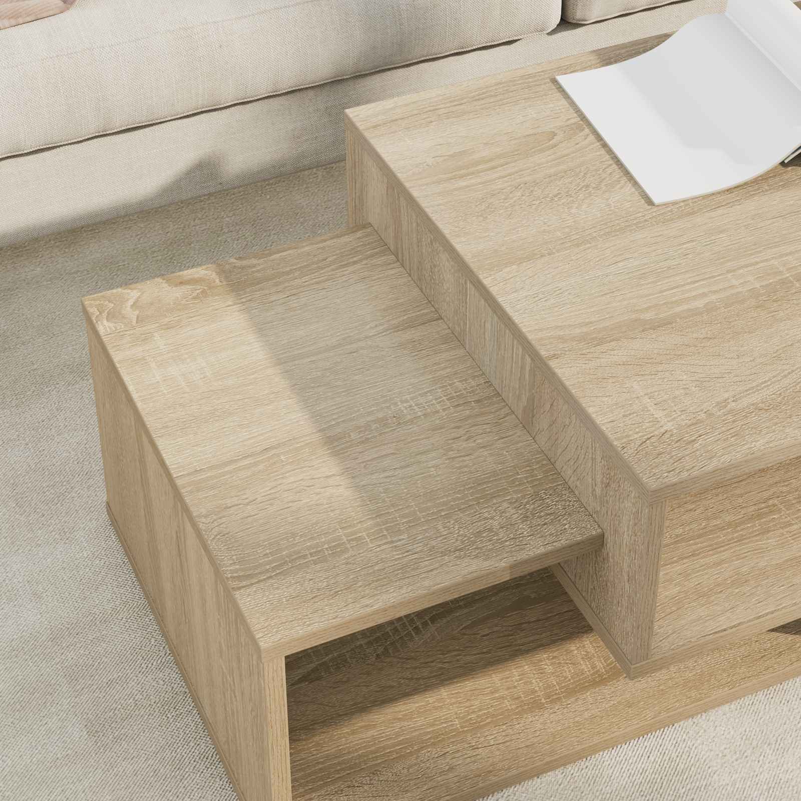 vidaXL Stolik kawowy Dąb Sonoma 105 x 50 x 32,5 cm