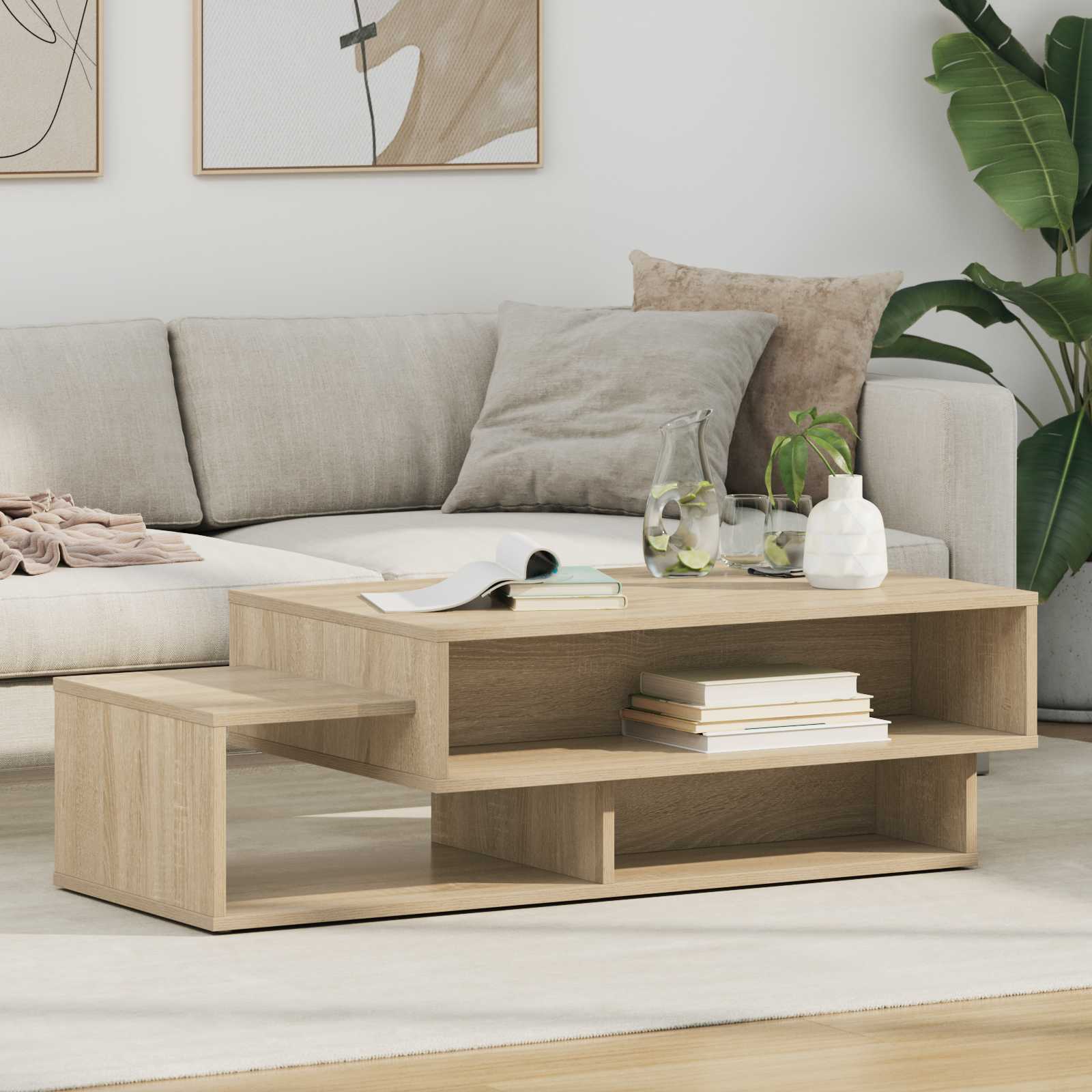 vidaXL Stolik kawowy Dąb Sonoma 105 x 50 x 32,5 cm