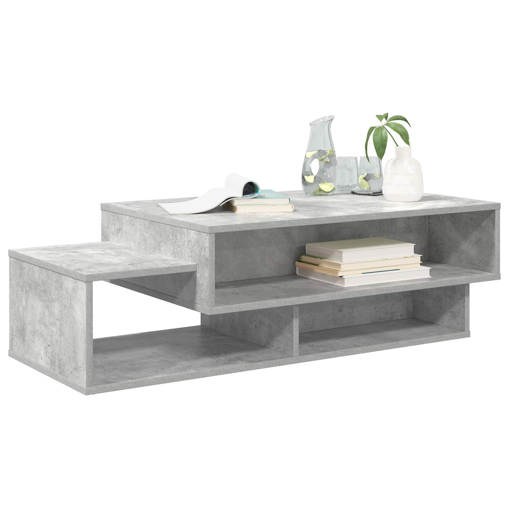 vidaXL Stolik kawowy Betonowy szary 105 x 50 x 32,5 cm