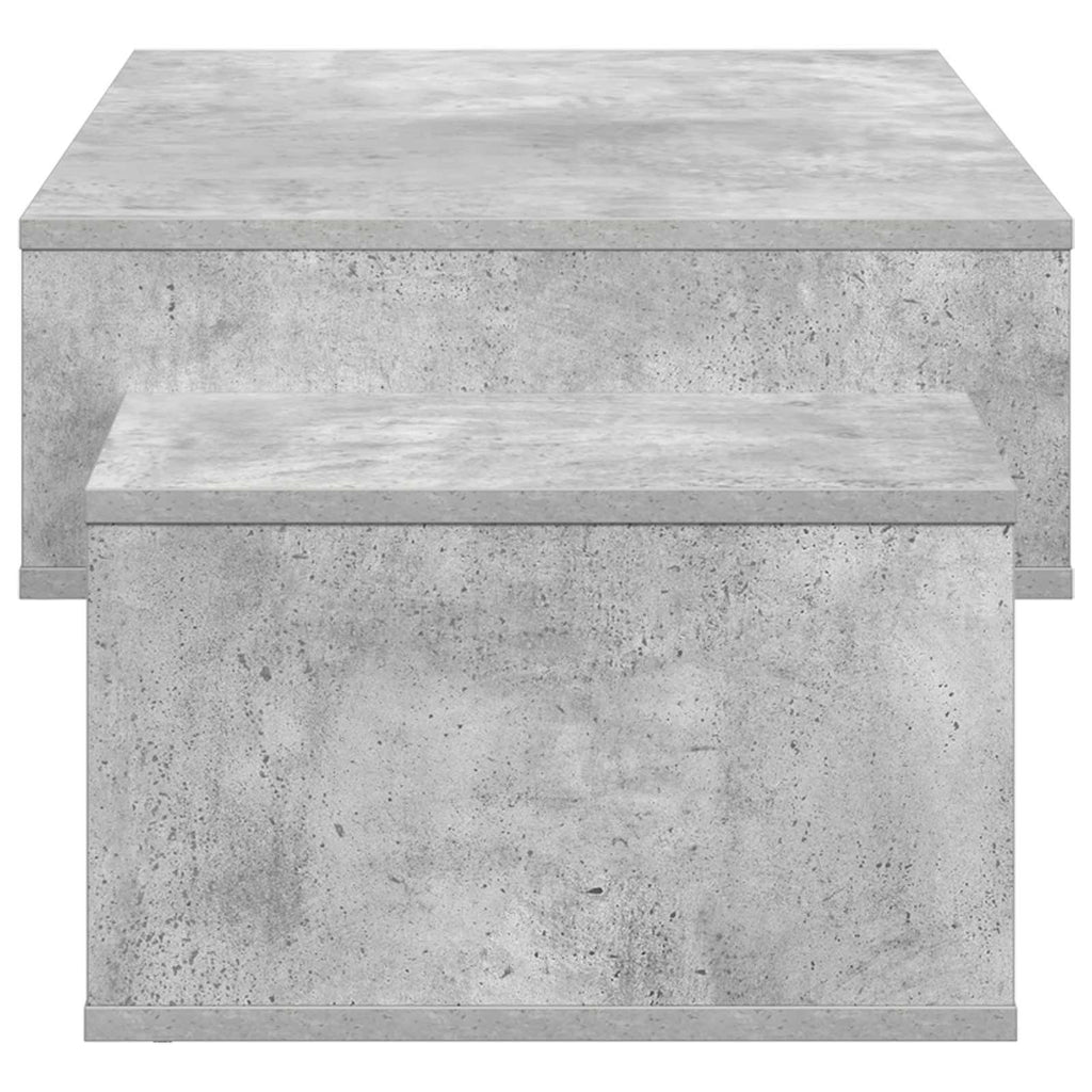 vidaXL Stolik kawowy Betonowy szary 105 x 50 x 32,5 cm