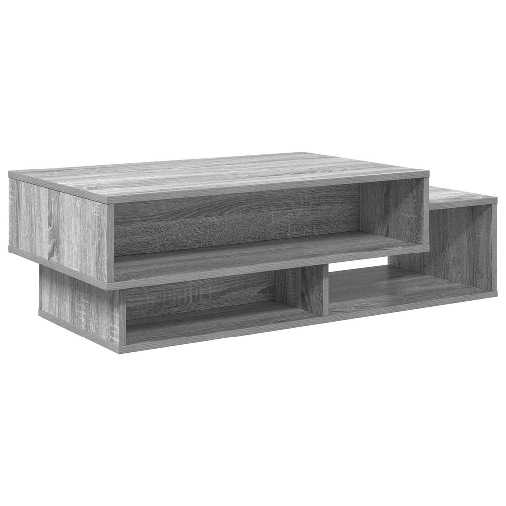 vidaXL Stolik kawowy Szary Sonoma 105 x 50 x 32,5 cm