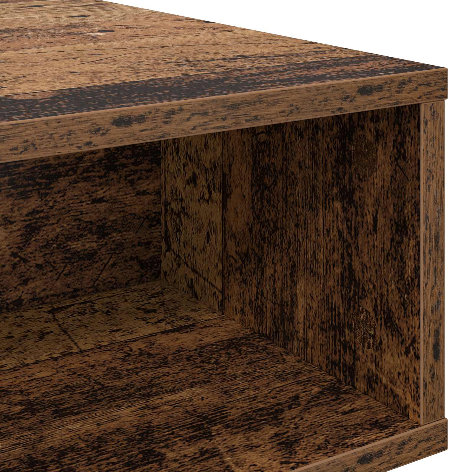 vidaXL Stolik kawowy Stare drewno 105 x 50 x 32,5 cm