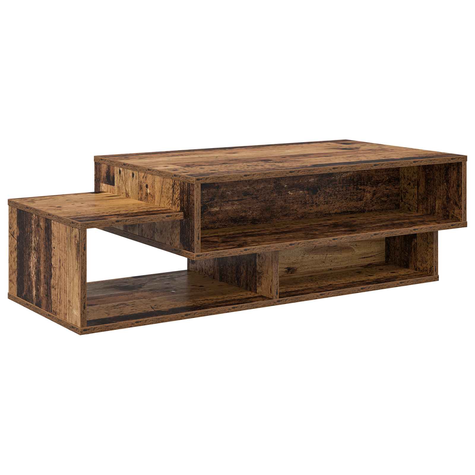 vidaXL Stolik kawowy Stare drewno 105 x 50 x 32,5 cm