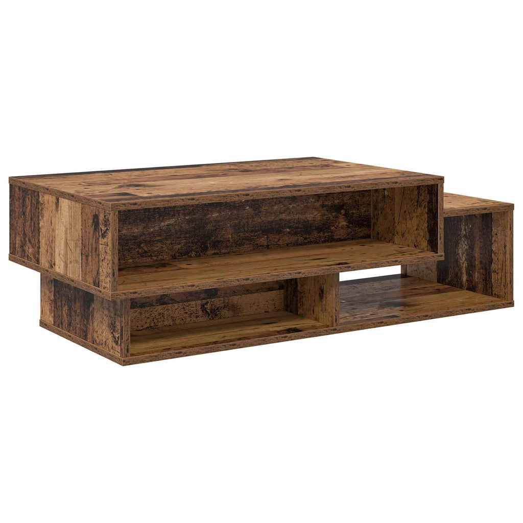 vidaXL Stolik kawowy Stare drewno 105 x 50 x 32,5 cm