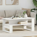 vidaXL Stolik kawowy Biały 90 x 50 x 40 cm Materiał drewnopochodny