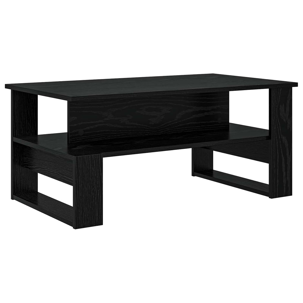 vidaXL Stolik kawowy Czarny Dąb 90 x 50 x 40 cm