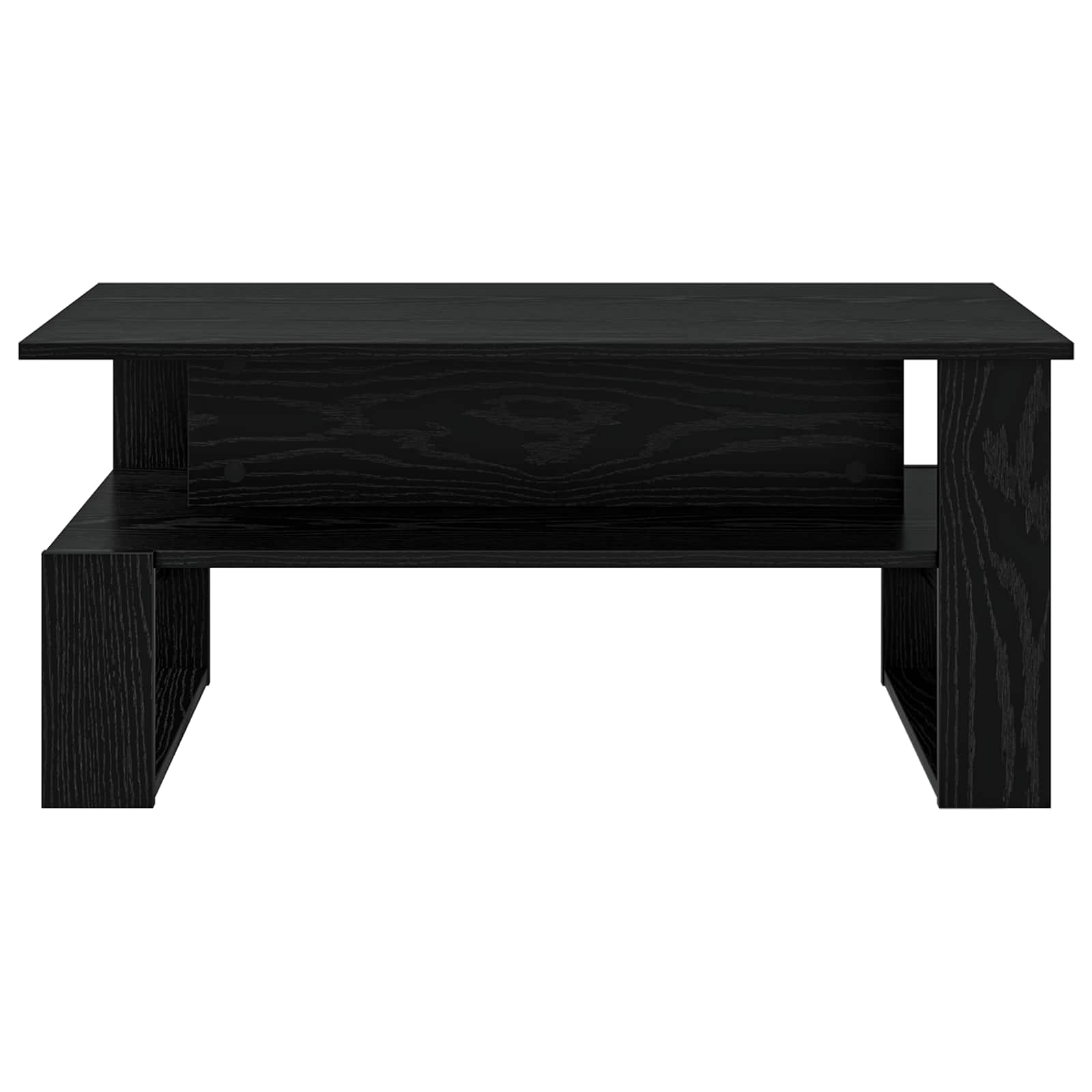 vidaXL Stolik kawowy Czarny Dąb 90 x 50 x 40 cm
